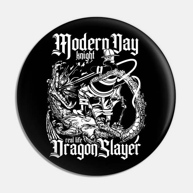 Modern Day Dragon Slayer Pin by The Fire Place