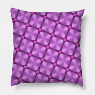 Purple tile pattern design Pillow