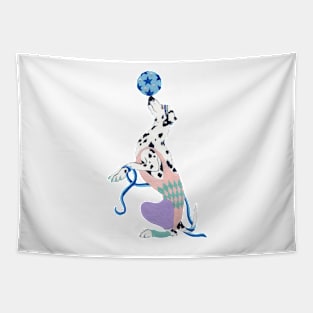 Dalmatian gymnast Tapestry