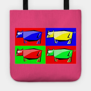 4 pigs Tote