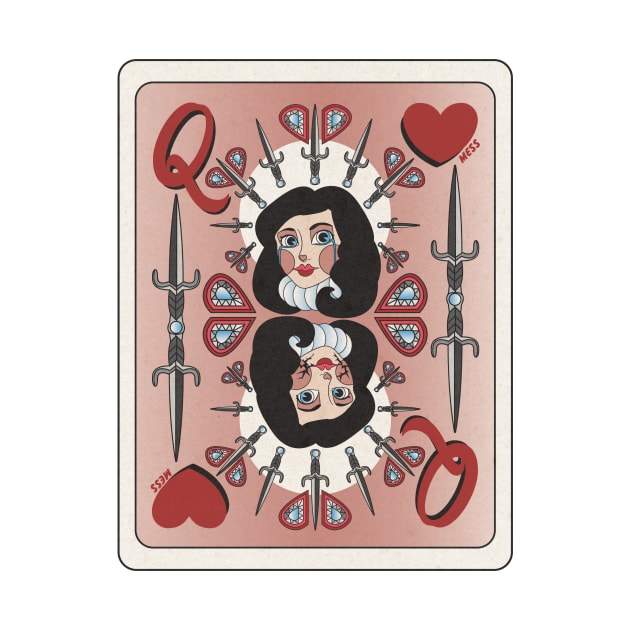 Queen Of Hearts by Mess By Design 