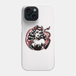 Retro Devil Girl Phone Case