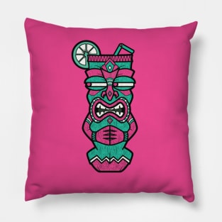 Side-Eye Tiki Pillow