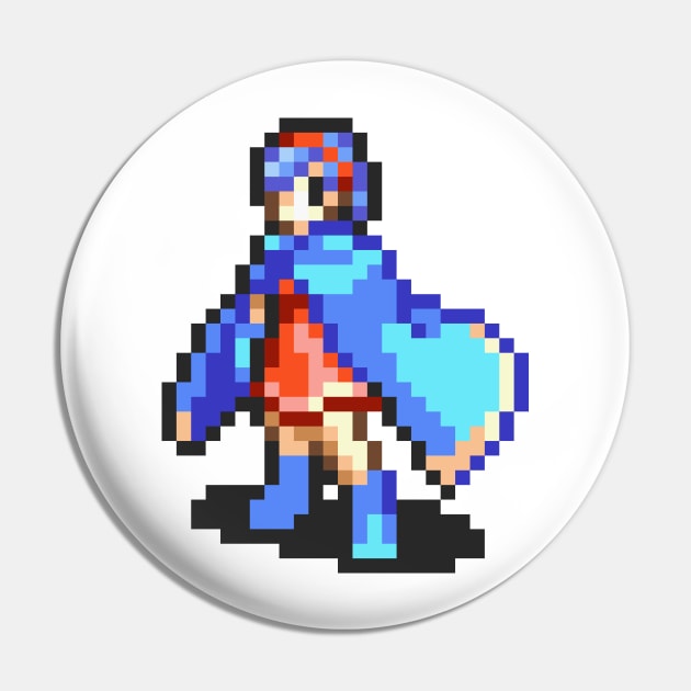 Female Mage Fighting Sprite Pin by SpriteGuy95