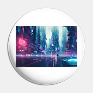 Neon City Pin