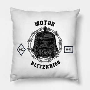 Motor Blitzkrieg Biker Club Pillow