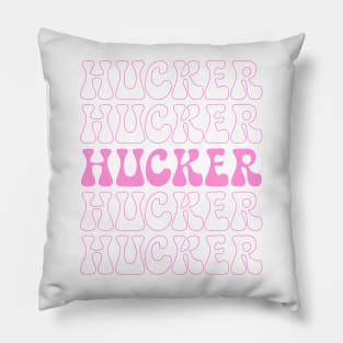 Hucker Retro Repeat Pillow