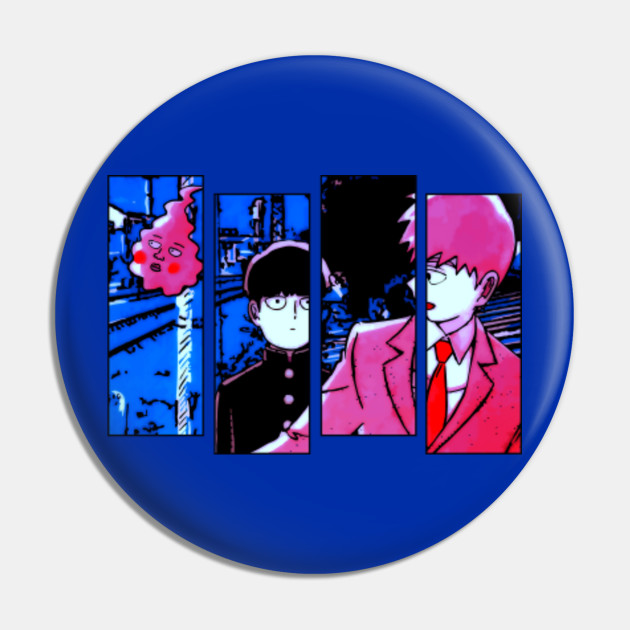 Immense Psychic Power Mob Psycho 100 Pin Teepublic