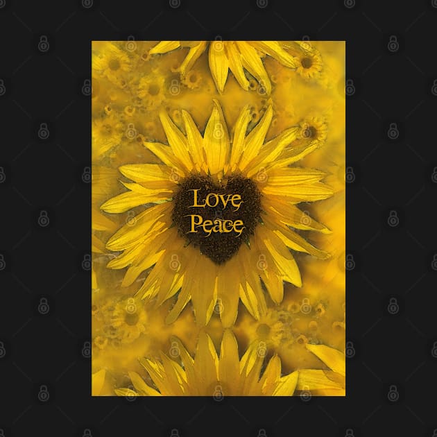 Reiki Sunflowers - Love Peace:o by BenitaJayne