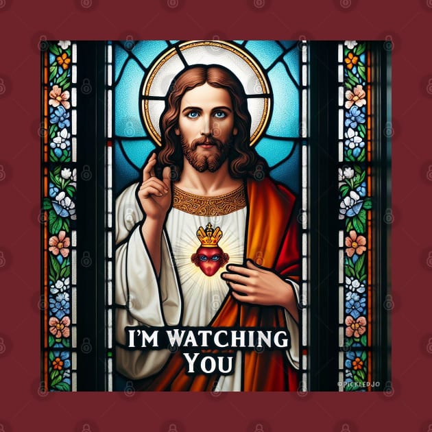 Jesus is watching you by Sketchy