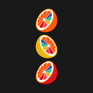 Cool Rainbow Citrus Fruit T-Shirt