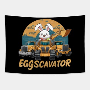 Eggscavator Tapestry