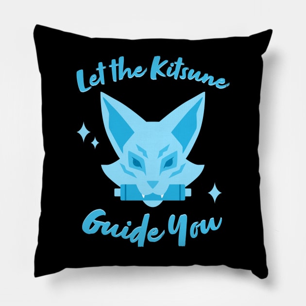 Let the Kitsune Guide You - Kiriko - Overwatch Pillow by marinaniess