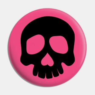 Black skull Pin