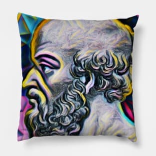 Eratosthenes of Cyrene Portrait | Eratosthenes of Cyrene Artwork 10 Pillow