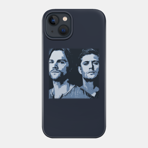 WIN BROS - BLUE - Supernatural - Phone Case