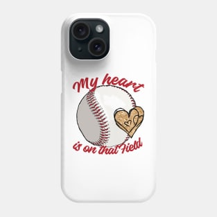 My heart is on that field Phone Case