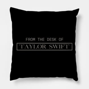 From the Desk of Tortured Poet Department Tay Swiftie Music Pop Album Cover Illustration Pillow