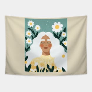 Serene Daisy Dreamer Tapestry