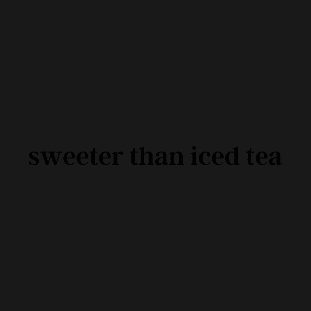 sweeter than iced tea by Toad House Pixels