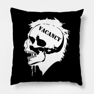 Cranial Vacancy logo white Pillow