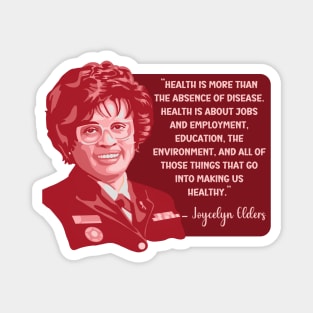 Joycelyn Elders Portrait and Quote Magnet