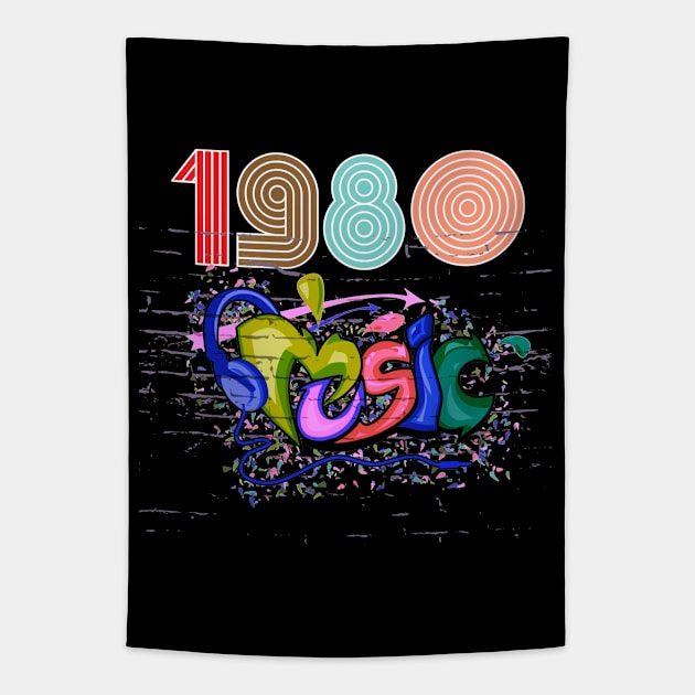 80s Tapestry by MckinleyArt