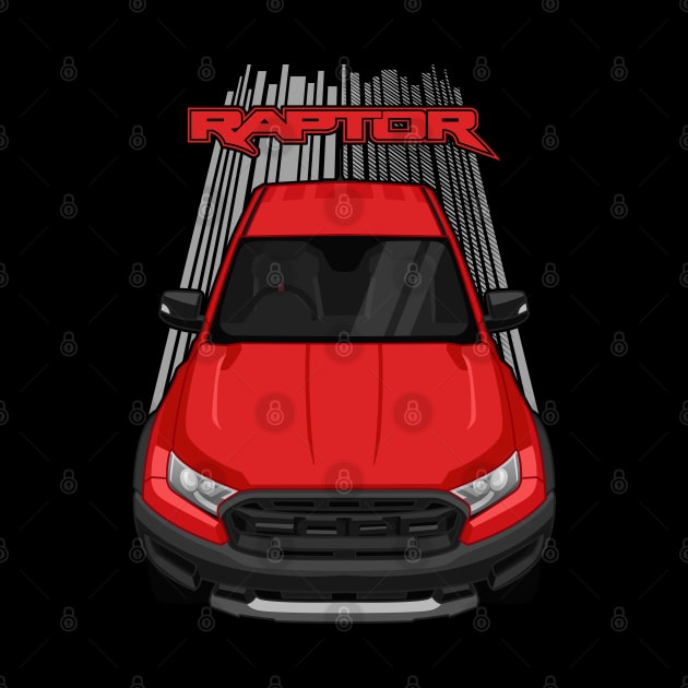 Ford Ranger Raptor 2019-2020 - Red by V8social