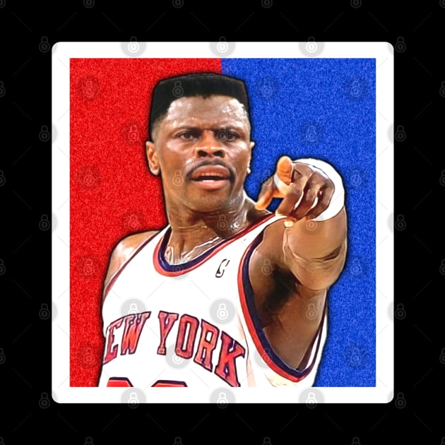 Red and blue patrick ewing by martastudio