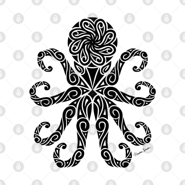 Tribal Octopus by artsytoocreations