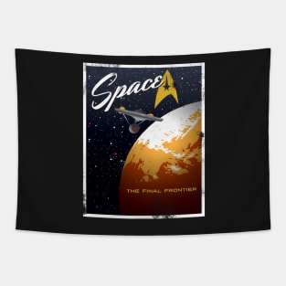 Star Trek - Space The Final Frontier T-Shirt Tapestry