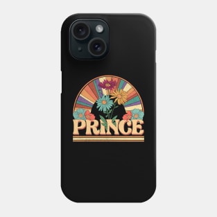 Prince Flowers Name Personalized Gifts Retro Style Phone Case