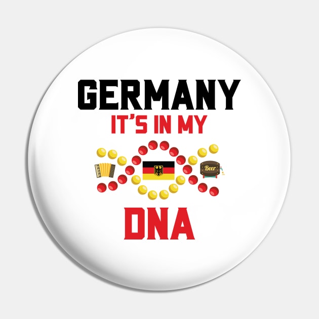 Germany It's In My DNA German Roots Pin by mstory