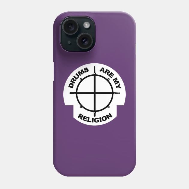 Drummer Mantra No. 3 Phone Case by Mr. 808