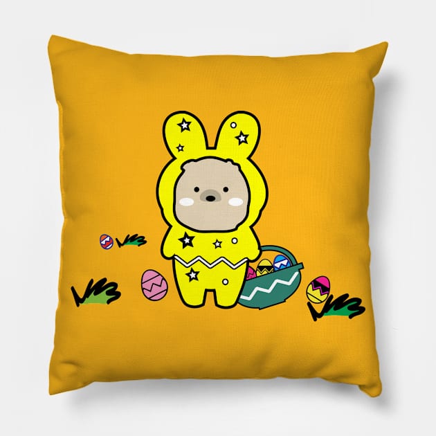 Mochie Easter Bunny Pillow by CindyS