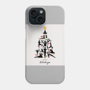 Happy holidays Pilates Phone Case