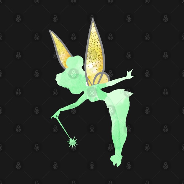 Green and Gold Fairy by magicmirror