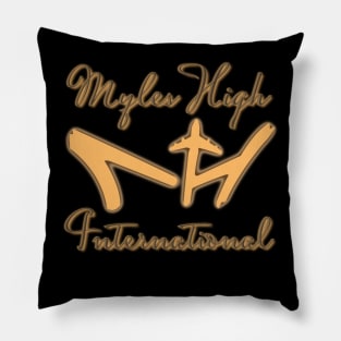 Myles High International Wheat Logo Pillow