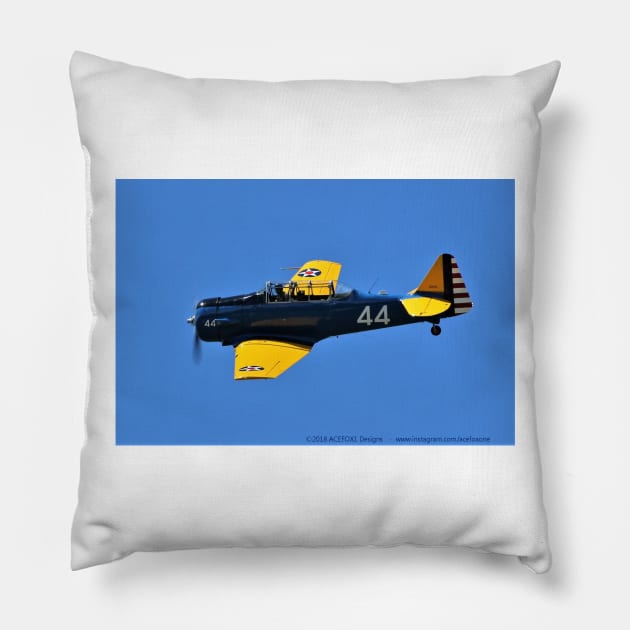 T-6 Texan Army Air Corps Pillow by acefox1