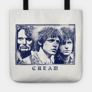 Cream \/\/\/\ Original Vintage Look Fan Design Tote