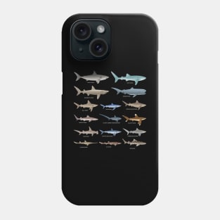 Marine Biologist Biology Sharks Fathers Day Gift Funny Retro Vintage Phone Case