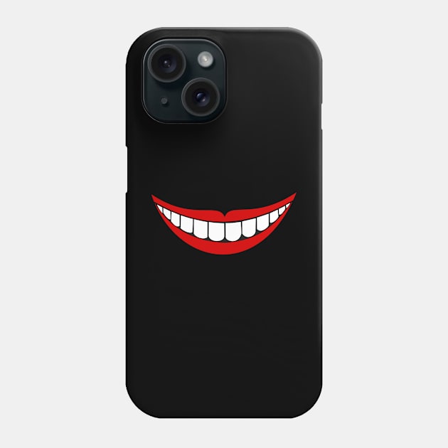 Evil Lips Phone Case by Writing