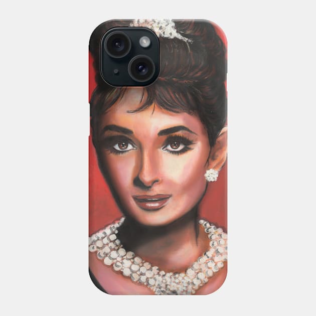 Audrey Phone Case by Svetlana Pelin