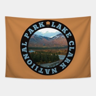 Lake Clark National Park and Preserve circle Tapestry