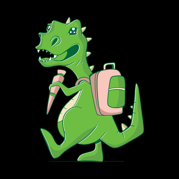 cute dino student by Bestseller