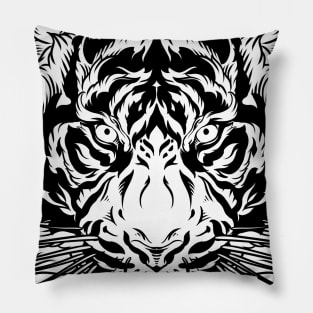 Tiger BW Pillow