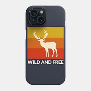 Wild and Free Retro Deer Phone Case