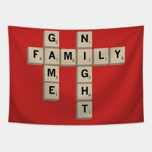 Family Game Night Tapestry