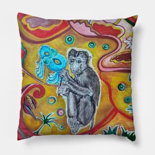 Monkey (Masquerade) Pillow