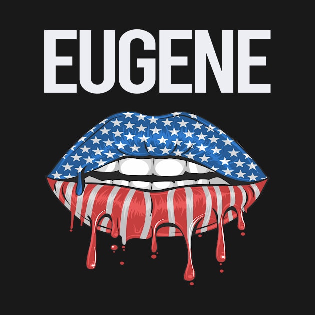 USA Flag Lips Eugene by rosenbaumquinton52